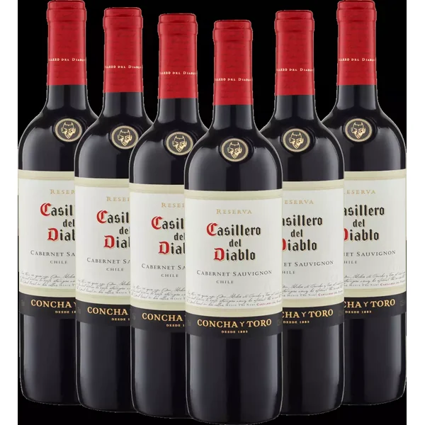 6er Vorteils-Weinpaket - Casillero del Diablo Cabernet Sauvignon - Concha y Toro