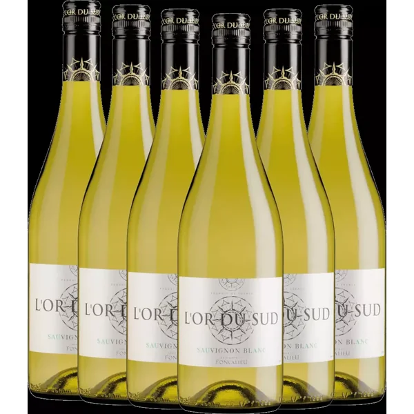 6er Vorteils-Weinpaket - L'Or du Sud Sauvignon Blanc - Les Vignobles Foncalieu