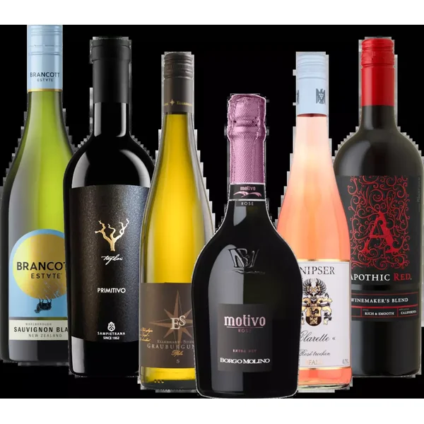 6x Coffret de dégustation - Variety Symphony avec les best-sellers de VINELLO 2023