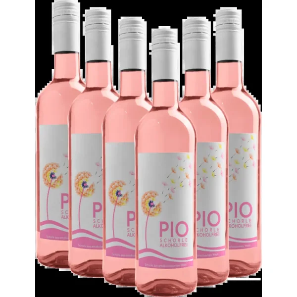6x Packavantages de vin PIO Spritz Rosé sans alcool - P&P Vins