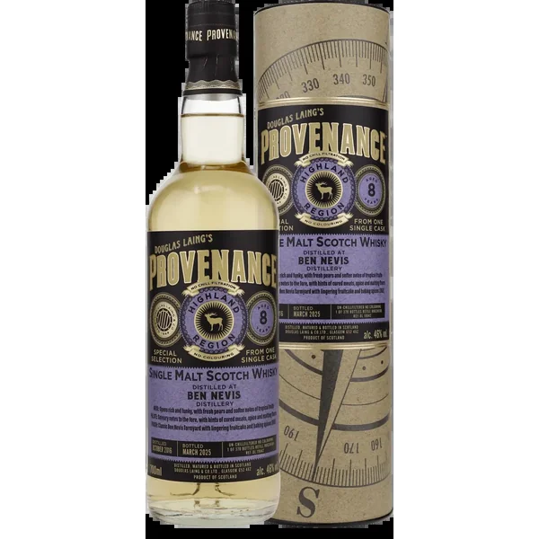 Ben Nevis 8 Years Old Provenance Single Cask Single Malt - Douglas Laing