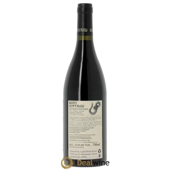 Central Otago Burn Cottage Vineyard Sauvage Vineyard Pinot Noir 2021