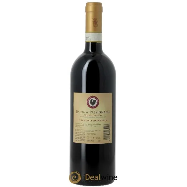 Chianti Classico DOCG Piero Antinori Badia a Passignano Gran Selezione Marchesi Antinori 2016