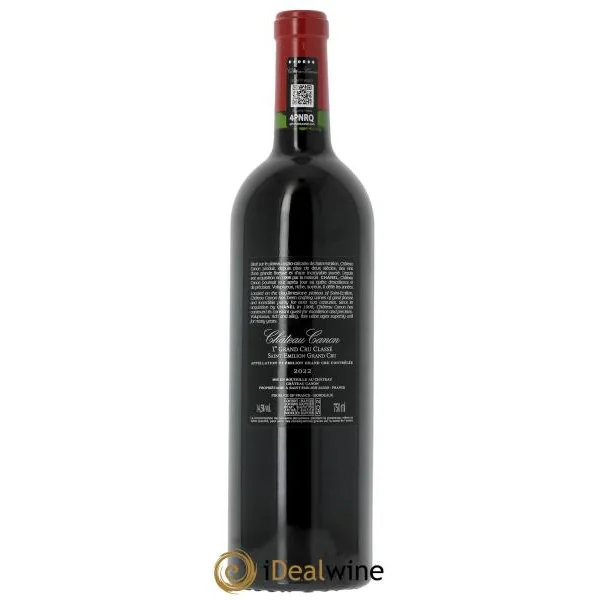 Château Canon 1er Grand Cru Classé B (CBO à partir de 6 bts) 2022