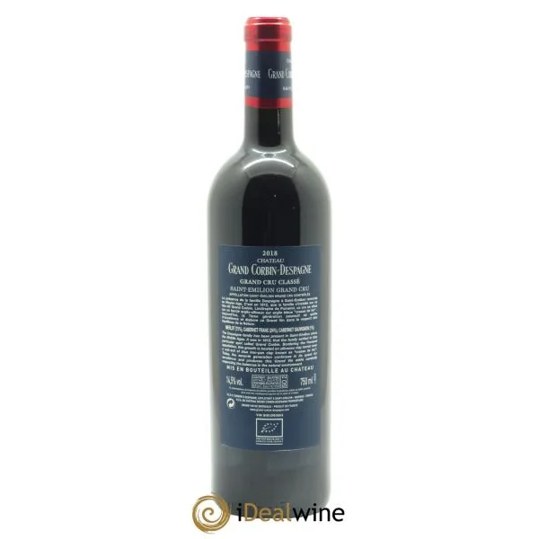 Château Grand Corbin Despagne Grand Cru Classé (CBO à partir de 6 bts) 2018