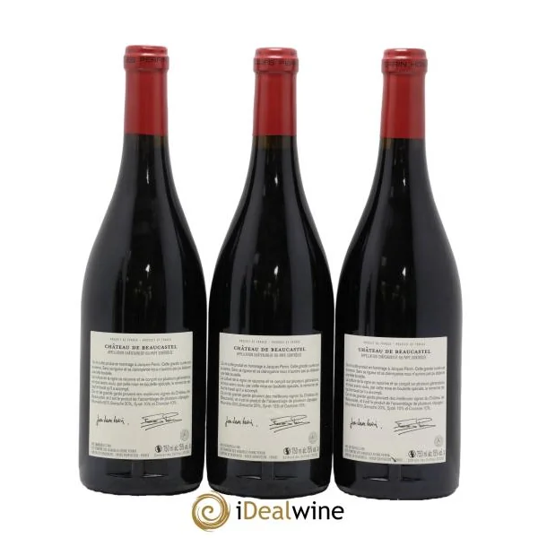 Châteauneuf-du-Pape Château de Beaucastel Hommage à Jacques Perrin Famille Perrin 2010