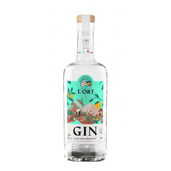 DISTILLERIE DE L'ORT Gin de Nos Jardins 44% - 0.7 - France - Maison du Whisky