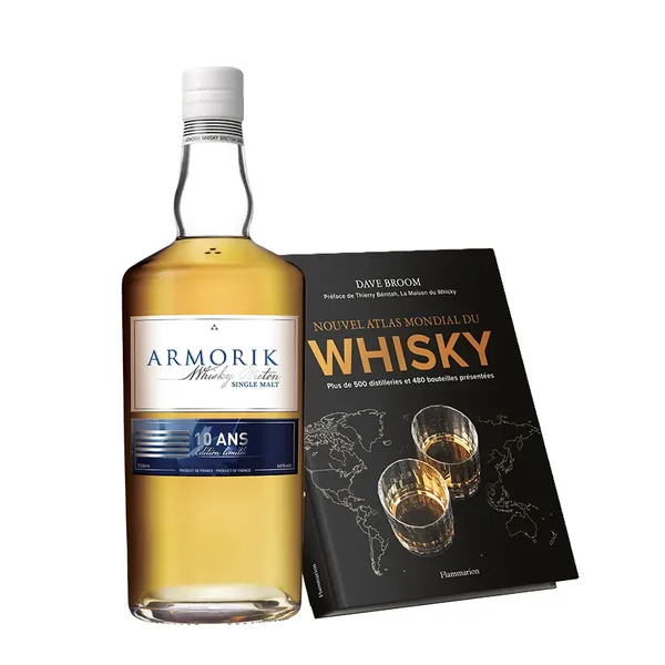 DUO SINGLE MALT ARMORIK x LIVRE NOUVEL ATLAS MONDIAL DU WHISKY - Maison du Whisky