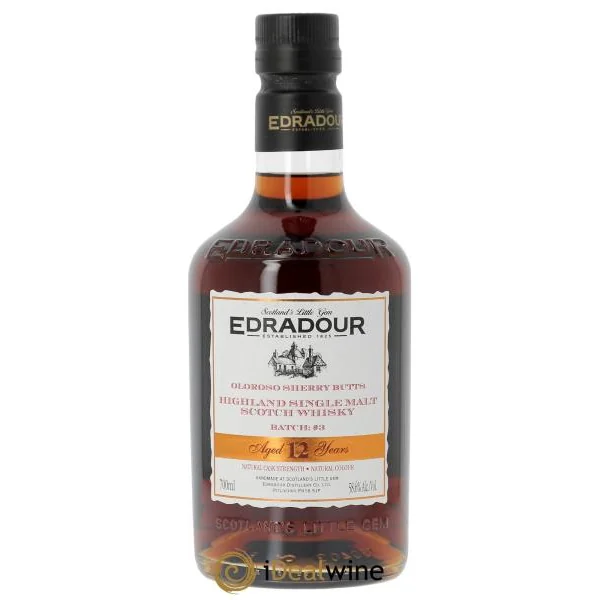 Edradour 12 ans Cask Strength 1st fill Sherry Oloroso 58,6°