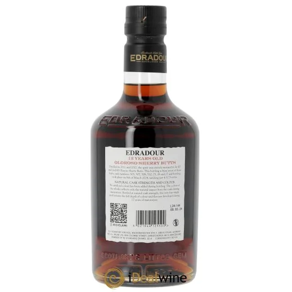 Edradour 12 ans Cask Strength 1st fill Sherry Oloroso 58,6°