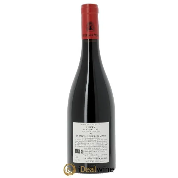 Givry Le petit clos du Cellier Cellier aux Moines (Domaine) 2022