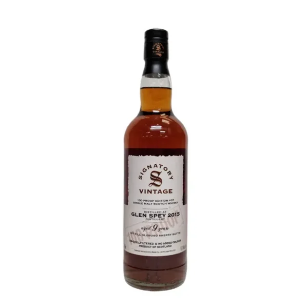 GLEN SPEY 2015 1ST FILL SHERRY BUTT 100 Proof Signatory Vintage 57,1% - 0.7 - Ecosse - Maison du Whisky