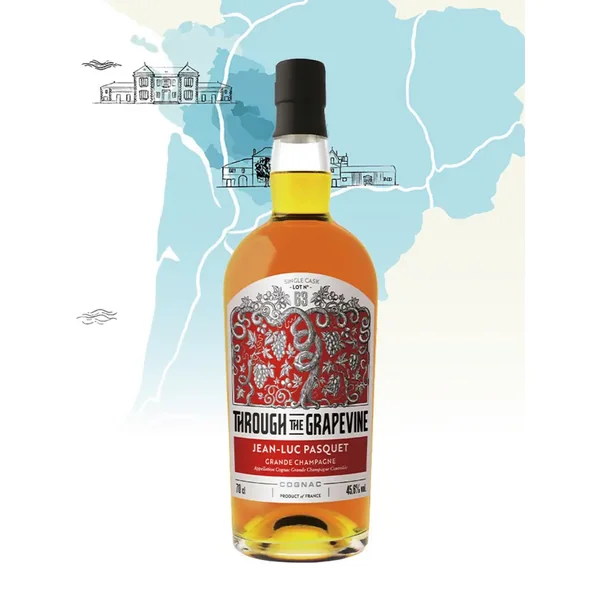 JEAN-LUC PASQUET Lot 63 Grande Champagne Through The Grapevine 45,6% - 0.7 - France - Maison du Whisky