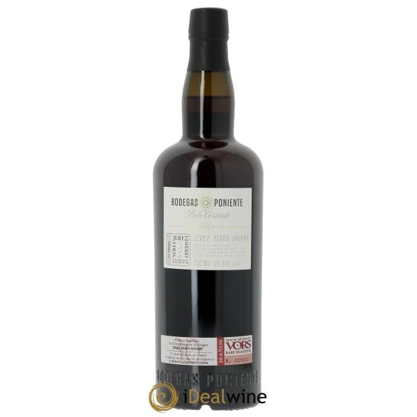 Jerez Jerez Palo Cortado Saca 1/24 Bodegas Poniente Alberto Orte