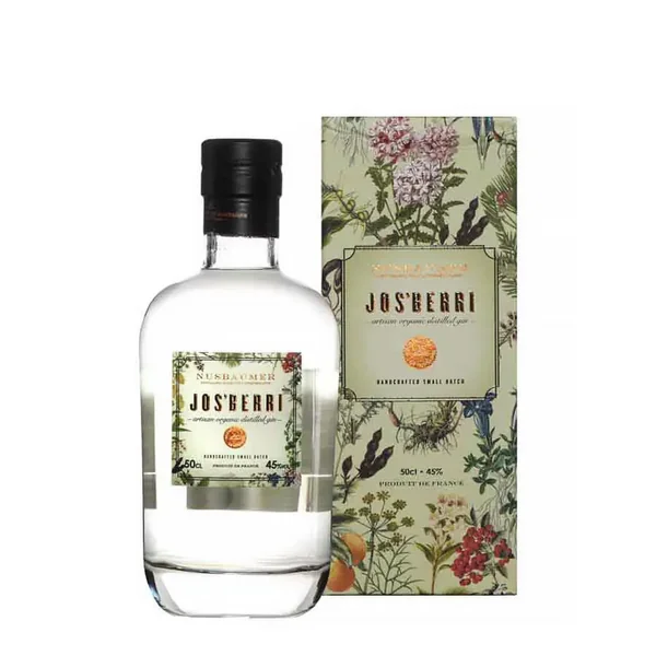 JOS'BERRI Artisan Organic Distilled Gin 45% - 0.5 - France - Maison du Whisky