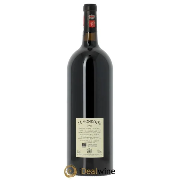 La Mondotte 1er Grand Cru Classé B depuis 2012 (CBO à partir de 3 mgs) 2022