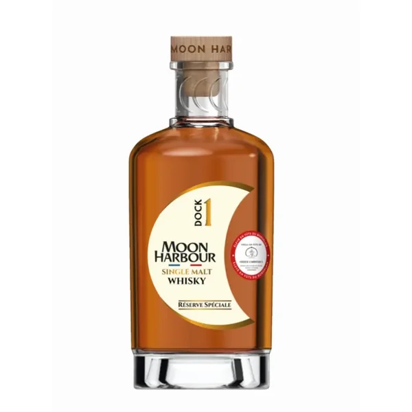 MOON HARBOUR 5 ans Dock 1 Single Malt Finition Château Carbonnieux 43% - 0.7 - France - Maison du Whisky
