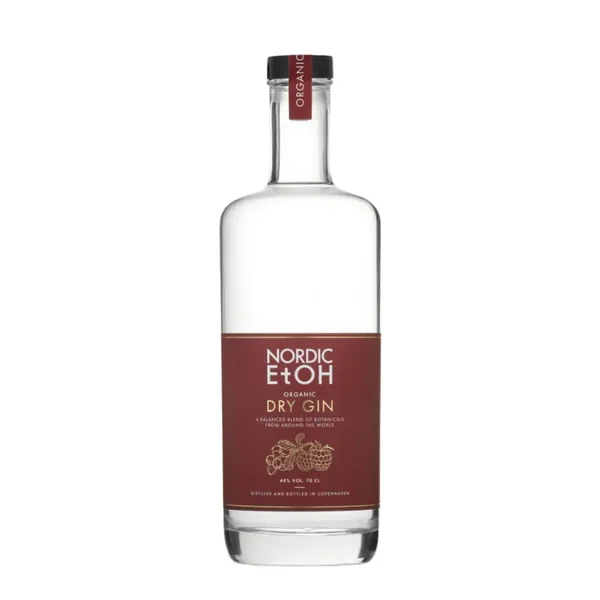 NORDIC ETOH Organic Dry Gin Red Edition 44% - 0.7 - Danemark - Maison du Whisky