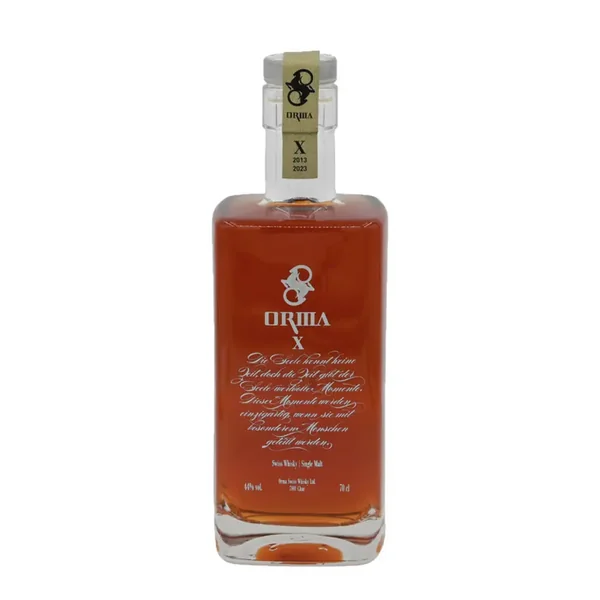 ORMA X Edition 2013 2023 44% - 0.7 - Suisse - Maison du Whisky