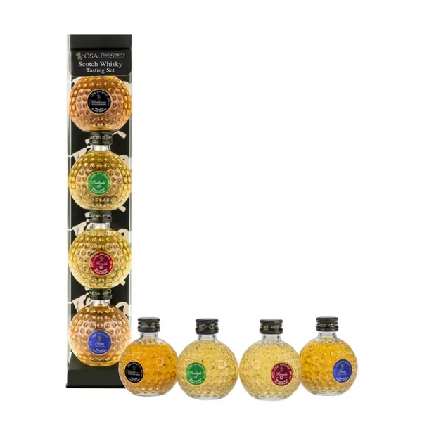 OSA Fine Spirits Coffret 4 Minis Selection Set O.S.A. 40% - 0.2 - Ecosse - Maison du Whisky