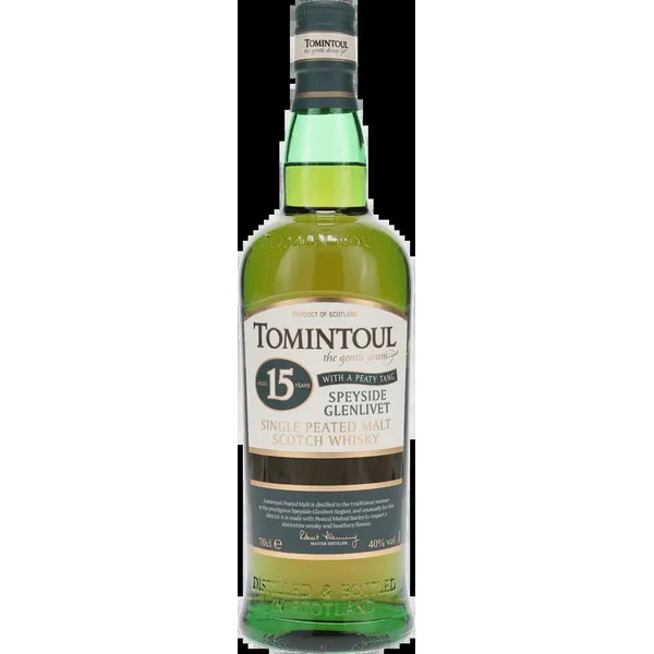 Peaty Tang 15 Years Old Single Malt Scotch Whisky in GP - Tomintoul