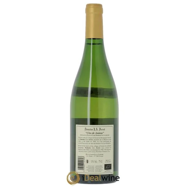 Pouilly-Fuissé Tête de Cru Clos de Jeanne J.A. Ferret (Domaine) 2023