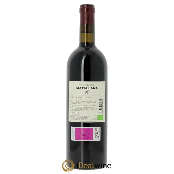 Ribera del Duero DO Matallana Telmo Rodriguez - Viñedos de Matallana (CBO à partir de 6 bts) 2021