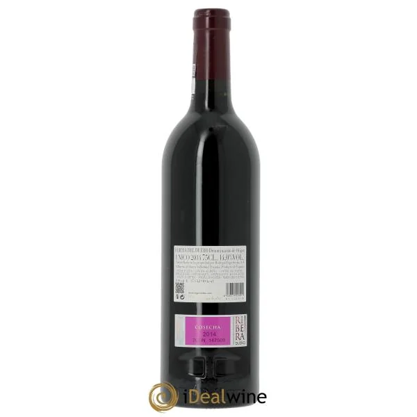 Ribera Del Duero DO Vega Sicilia Unico Famille Alvarez (CBO à partir de 6 bts) 2014