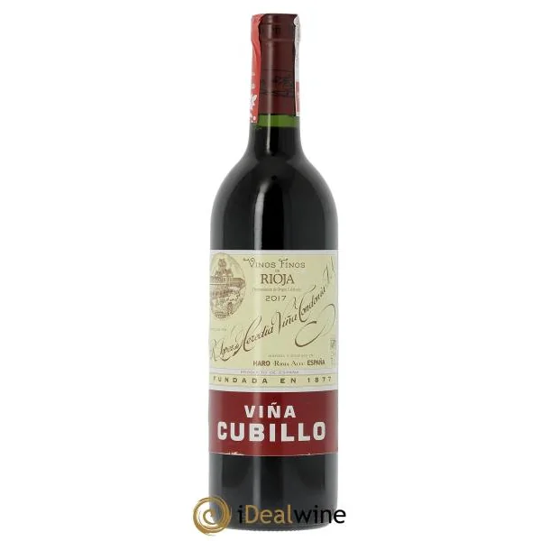 Rioja DOC Viña Cubillo Crianza Vina Tondonia R. Lopez de Heredia 2017