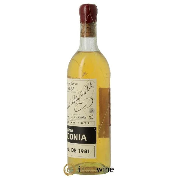 Rioja Gran Reserva Blanco Vina Tondonia R. Lopez de Heredia 1981