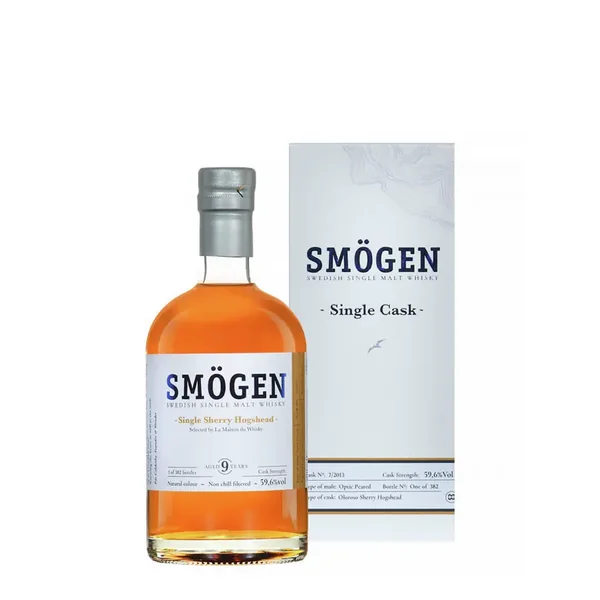 SMOGEN 9 ans 2013 Oloroso Sherry Single Cask Antipodes 59,6% - 0.5 - Suede - Maison du Whisky