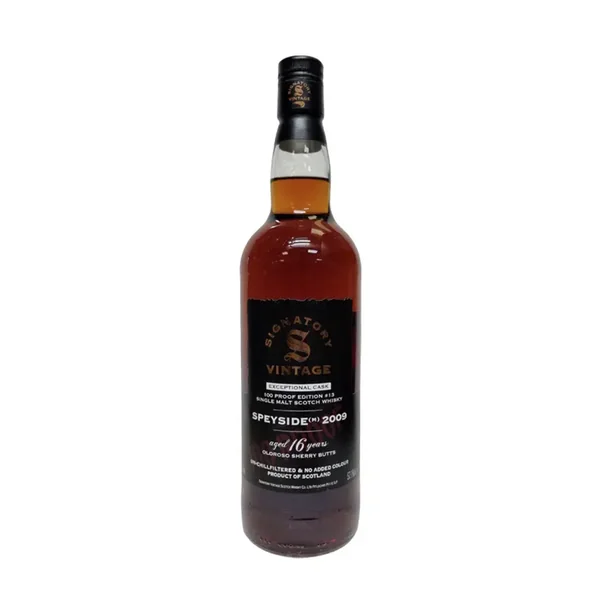 SPEYSIDE (M) 16 ans 100 proof exceptional Signatory Vintage 57,1% - 0.7 - Ecosse - Maison du Whisky