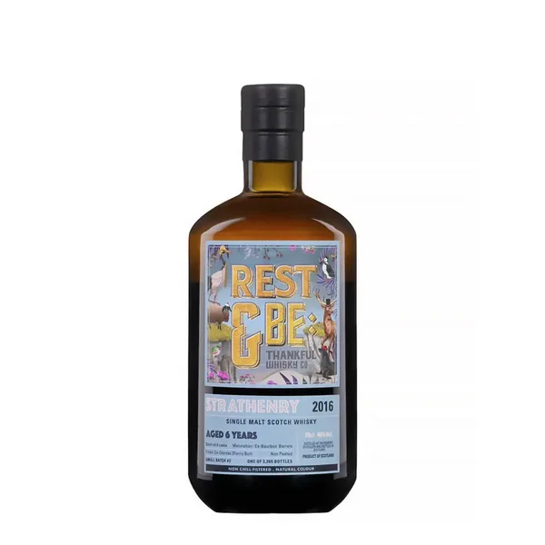 STRATHENRY 6 ans 2016 Small Batch Sherry Cask Rest & Be Thankful 46% - 0.7 - Ecosse - Maison du Whisky