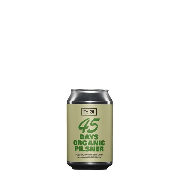 TO OL CITY 45 Days Organic Pilsner Unitaire 4,7% - 0.33 - Danemark - Maison du Whisky