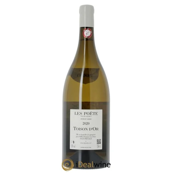 Vin de France (anciennement Reuilly) Toison d'Or Les Poëte 2020