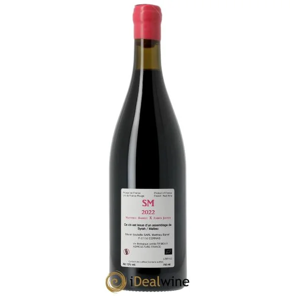 Vin de France Mas Del Périé SM - Syrah/Malbec Fabien Jouves 2022