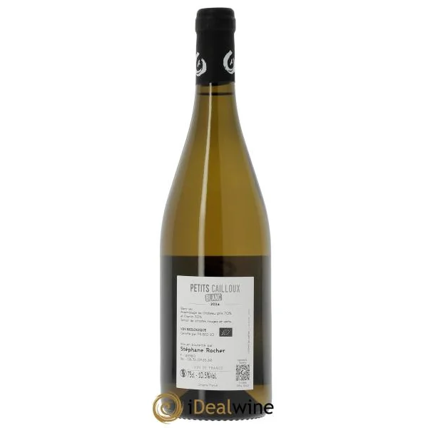 Vin de France Petit Cailloux blanc La Ferme du Mont Benault - Stéphane Rocher 2024
