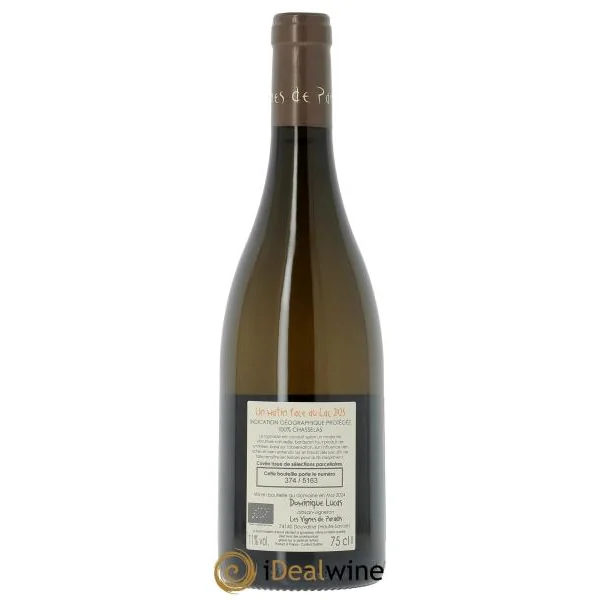 Vin des Allobroges Terroir du Léman Un matin face au Lac Les Vignes de Paradis 2023