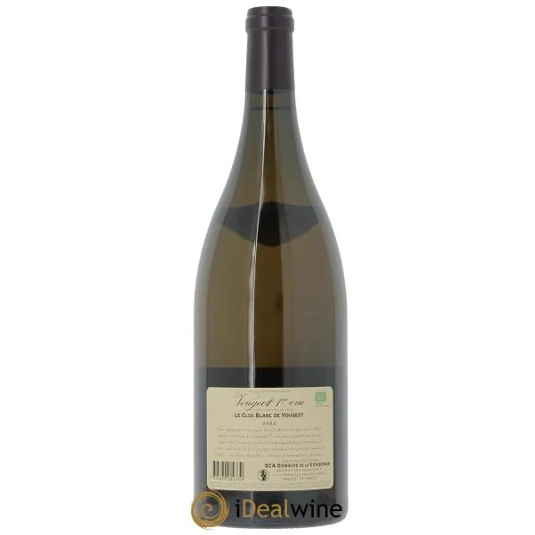 Vougeot 1er Cru Le Clos Blanc de Vougeot La Vougeraie 2022