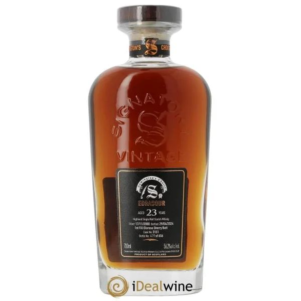 Whisky Edradour 23 ans 2000 1st Fill Sherry Butt Symington's Choice Signatory Vintage 2000