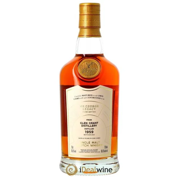 Whisky Glen Grant 63 ans Mr George Legacy (3rd Edition) Gordon u0026 Macphail (70cl) 1959